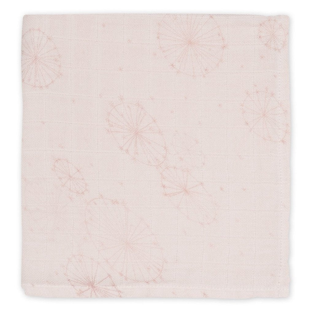 Cam Cam Printed Muslin Cloth in Dandelion Rose - Scandibørn
