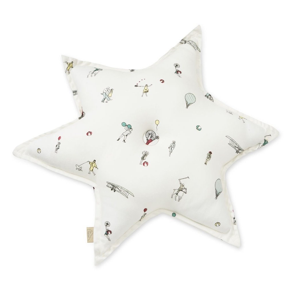 Cam Cam Star Cushion in Holiday - Scandibørn
