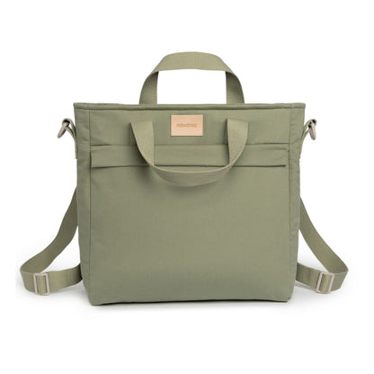 Nobodinoz Baby On The Go Changing Backpack - Olive Green