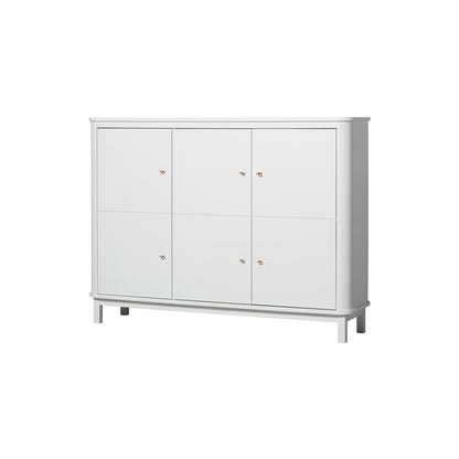 Oliver Furniture Wood Multi Cupboard 3 Doors - White