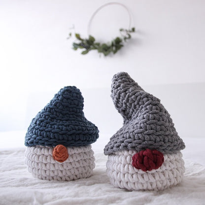 Zuri House Crochet Gnome Basket