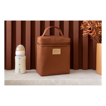 Nobodinoz Baby On The Go Cooler Bag - Clay Brown