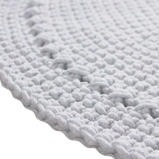 Zuri House Crochet Rug Nebo - Light Grey