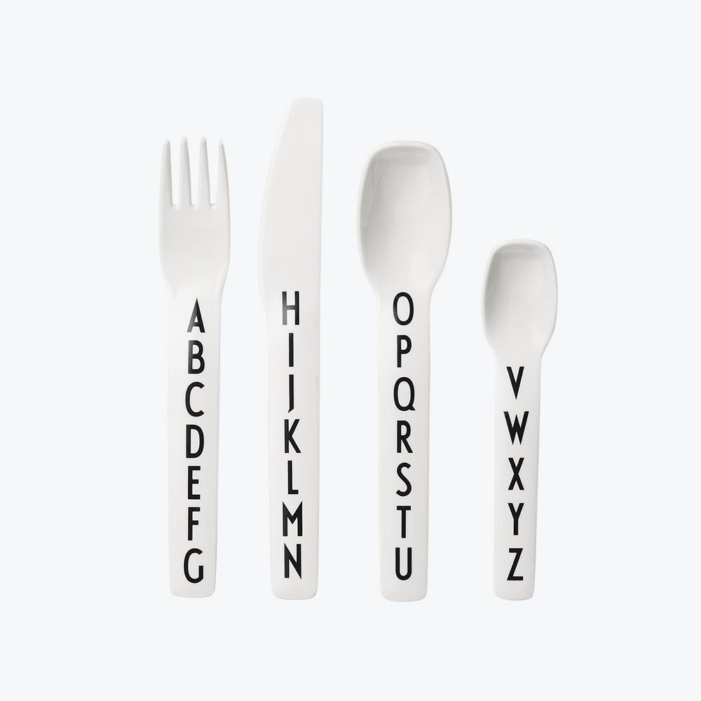 Design Letters Alphabet Cutlery Set - Scandibørn