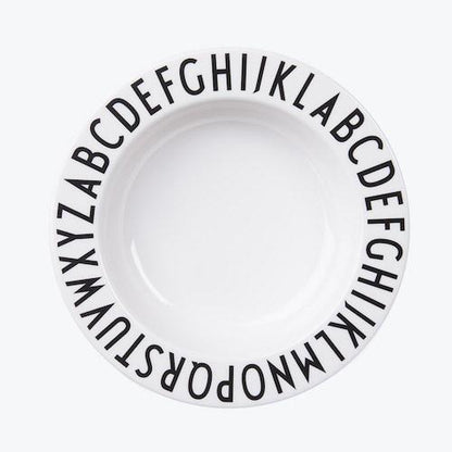 Design Letters Alphabet Deep Plate - Scandibørn
