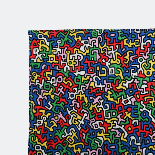 Etta Loves X Keith Haring XL 'Brazil' Muslin - 5+M - Scandibørn