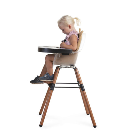 Childhome Evolu 2 High Chair - Dark Natural / Anthracite Frosted