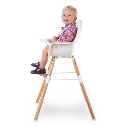 Childhome Evolu 2 High Chair - Natural / White