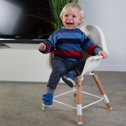 Childhome Evolu 2 High Chair - Natural / White