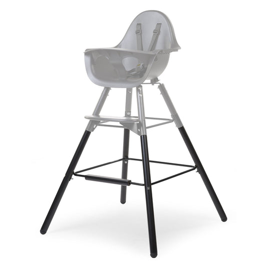 Childhome Evolu 2 High Chair Extra Long Legs - Black