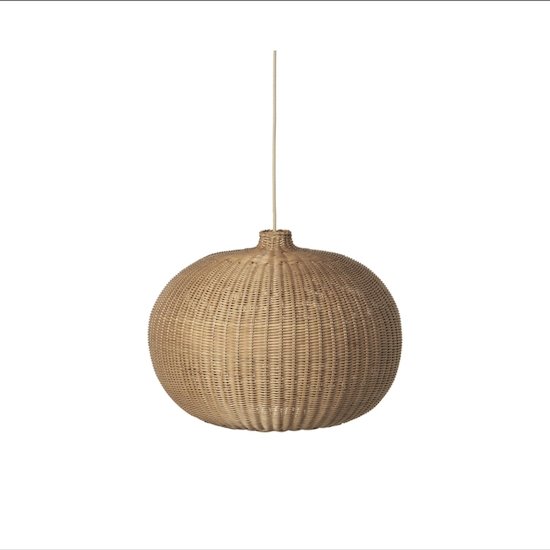 Ferm Living Braided Belly Lampshade in Natural - Scandibørn