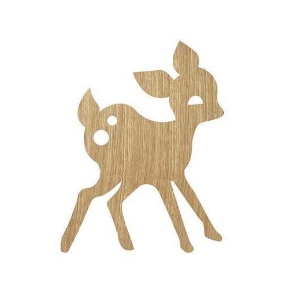 Ferm Living Deer Lamp - Oiled Oak - Scandibørn