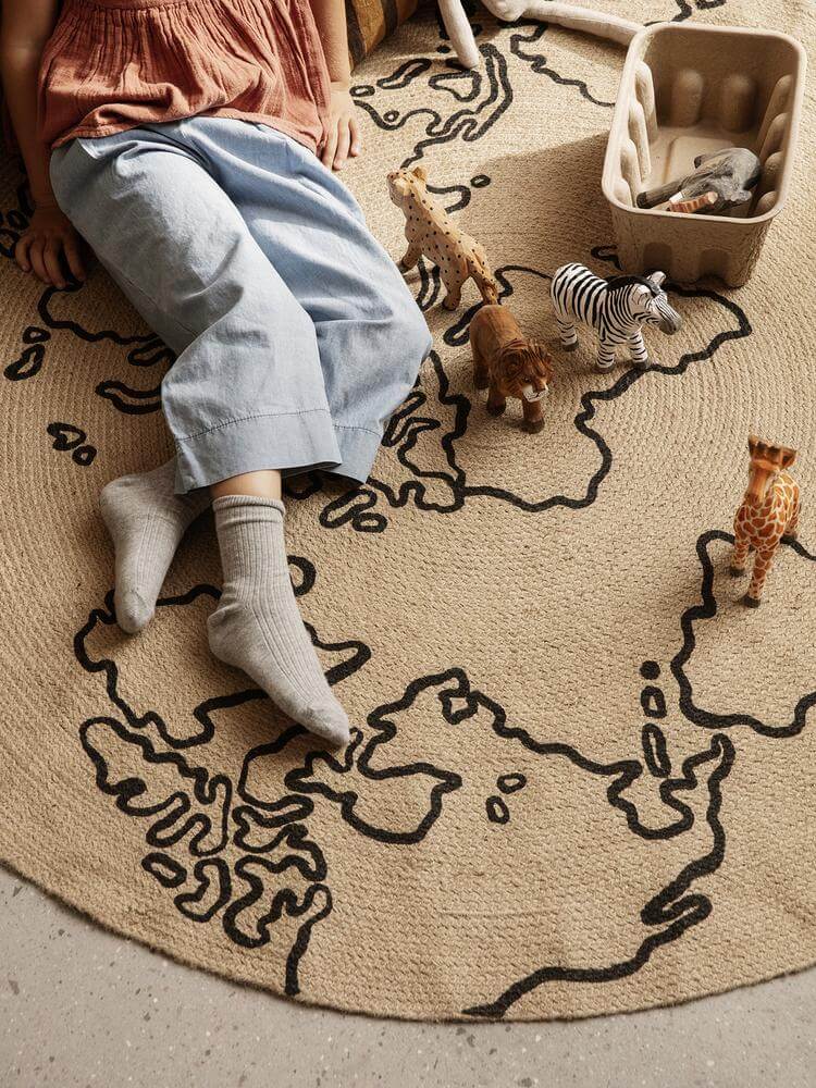 Ferm Living Jute Carpet - World - Scandibørn