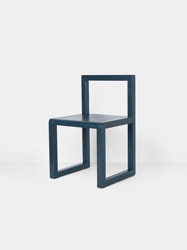 Ferm Living Little Architect Chair in Dark Blue - Scandibørn