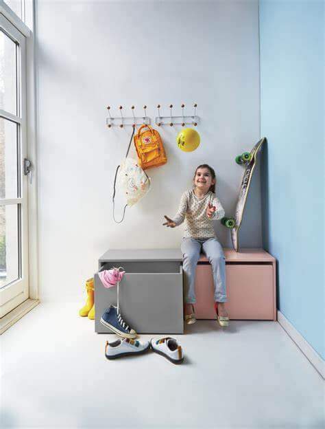 Flexa Storage Bench in Light Rose - Scandibørn