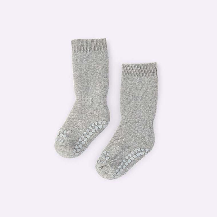 Go Baby Go Non-Slip Socks in Grey - Scandibørn