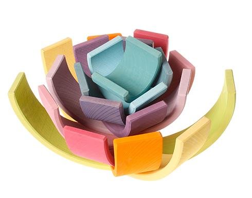 Grimm's Pastel Tunnel Toy (12 Piece) - Scandibørn