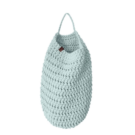 Zuri House Crochet Hanging Bag - Marl Mint