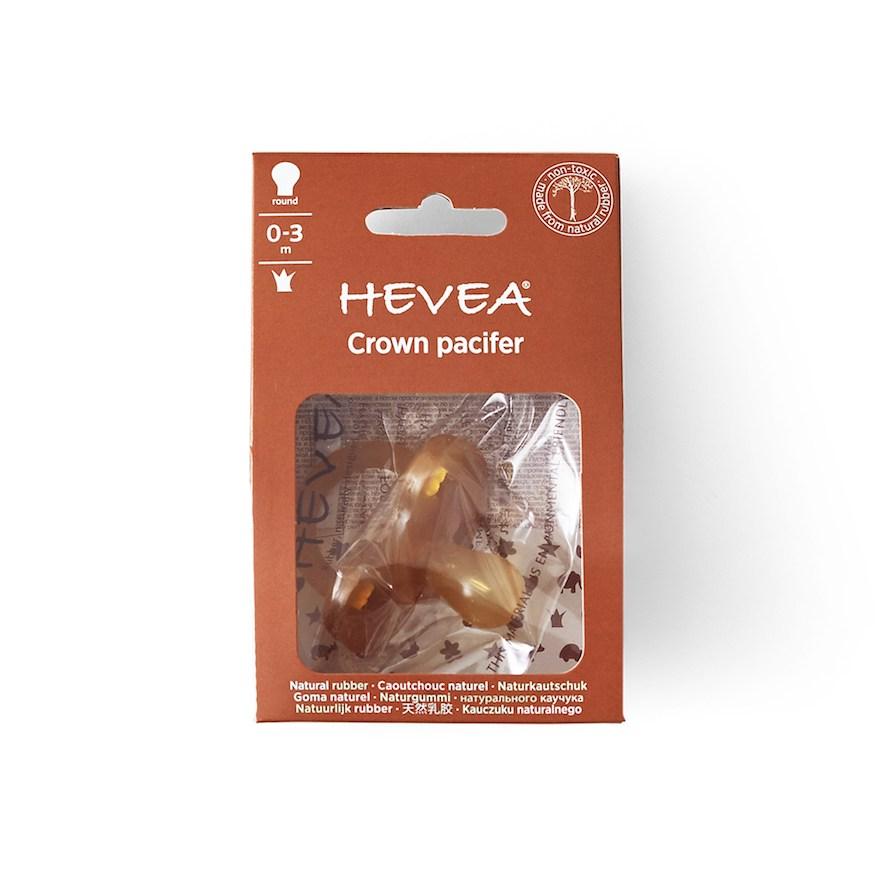 Hevea Crown Round Pacifier - Scandibørn