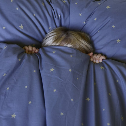 Hibou Home - Starry Sky Organic Bed Linen in Indigo - Scandibørn