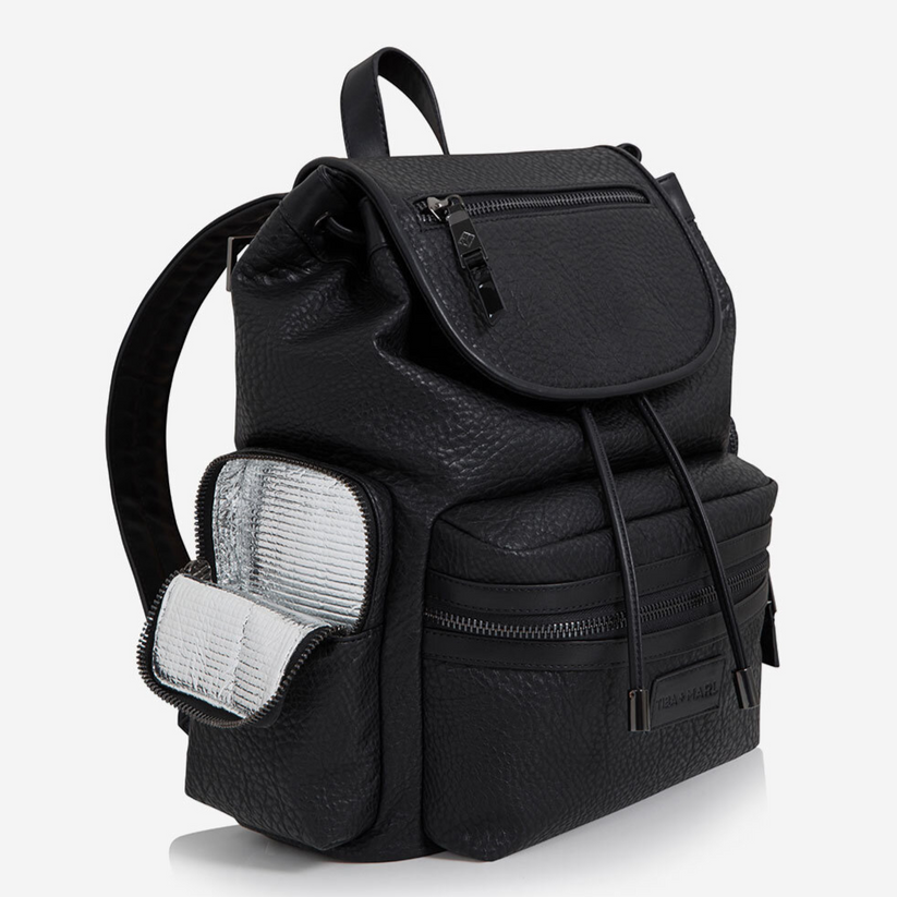 Tiba + Marl Kaspar Changing Backpack Black Scandiborn