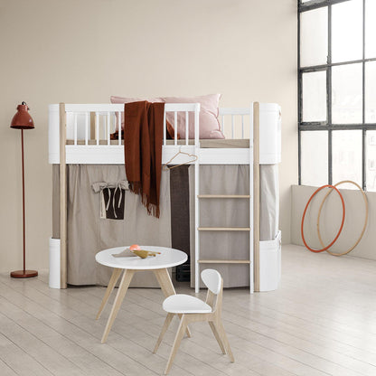 Oliver Furniture Children PingPong Chair - White/Oak