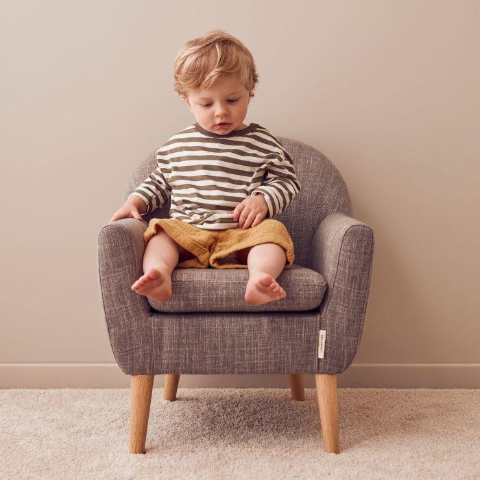 Kids Concept - Armchair in Dark Grey - Scandibørn
