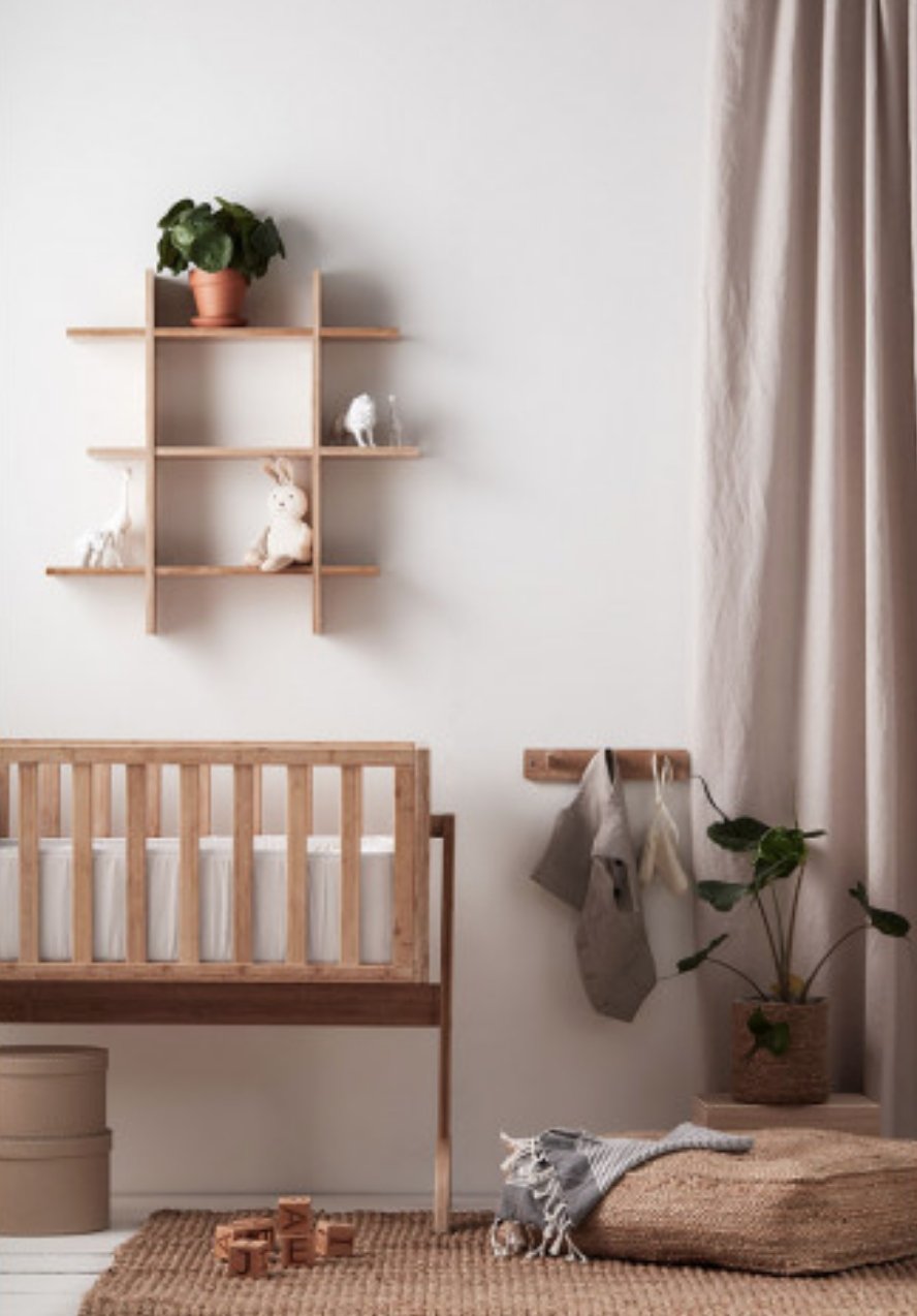 Kids Concept Bamboo Wall Shelf - Scandibørn