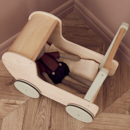 Kids Concept Dolls Pram in Natural - Scandibørn