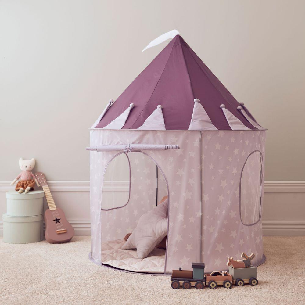 Kids Concept Play Tent in Star Lilac - Scandibørn