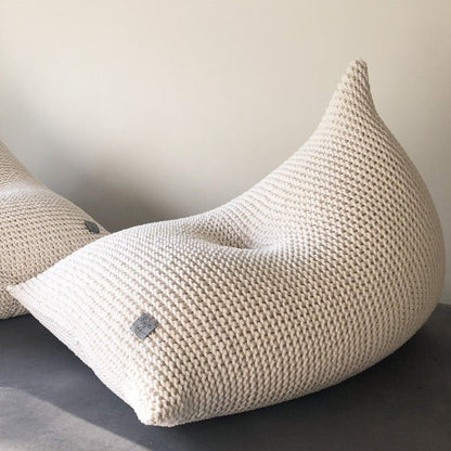 Zuri House Knitted Bean Bag (Adult) - Ivory