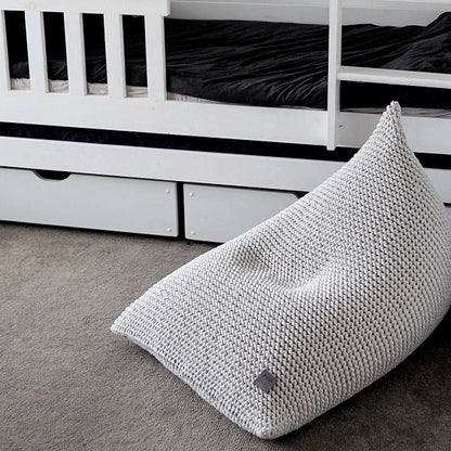 Zuri House Knitted Bean Bag (Kids) - Oatmeal