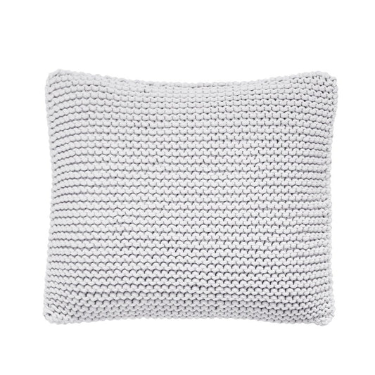 Zuri House Knitted Cushion - Light Grey