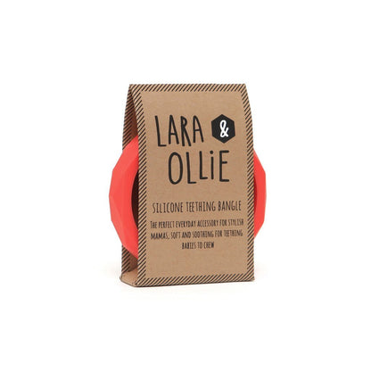 Lara & Ollie - Coral Teething Bangle - Scandibørn