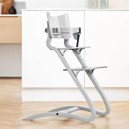 Leander High Chair with Safety Bar - Grey - Scandibørn