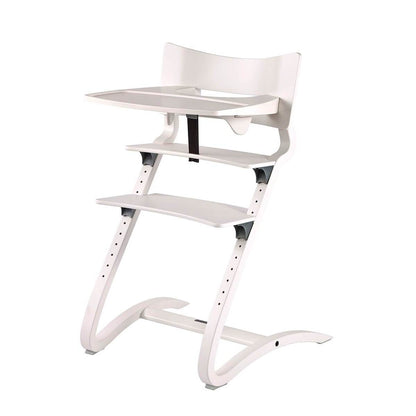 Leander High Chair with Safety Bar - White - Scandibørn