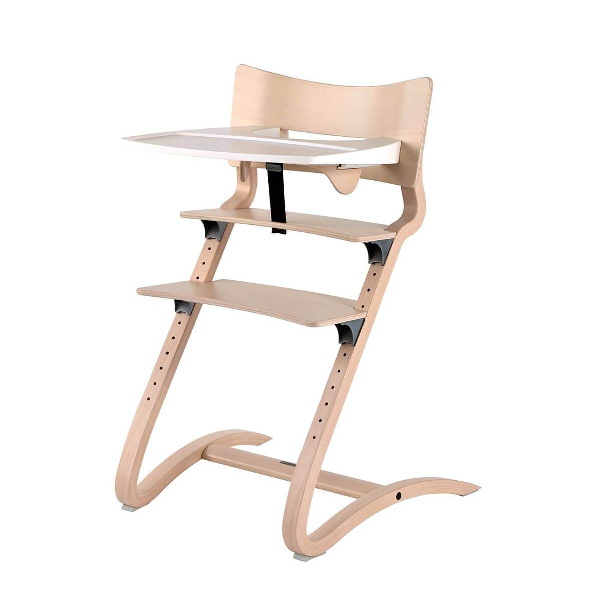 Leander High Chair with Safety Bar - Whitewash - Scandibørn