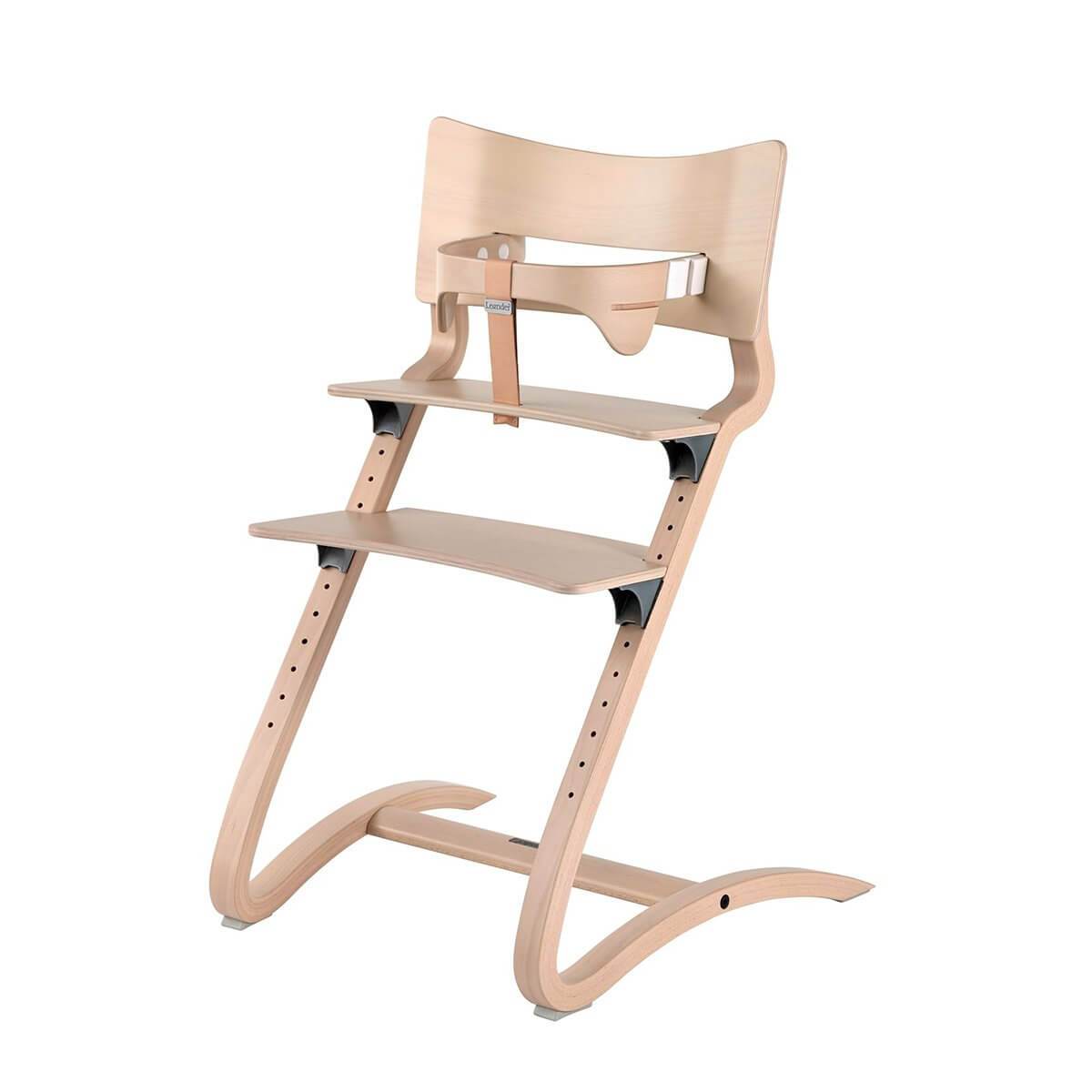 Leander High Chair with Safety Bar - Whitewash - Scandibørn