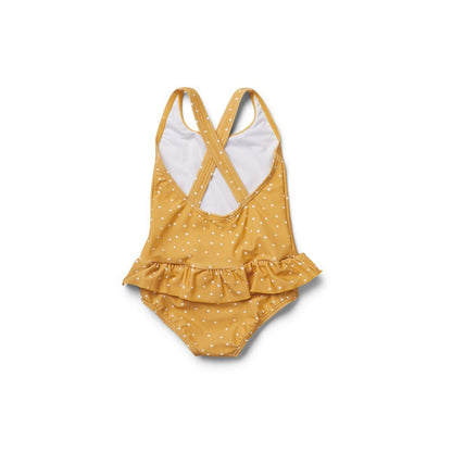 Liewood Amara swimsuit in Confetti Yellow Mellow Mix - Scandibørn