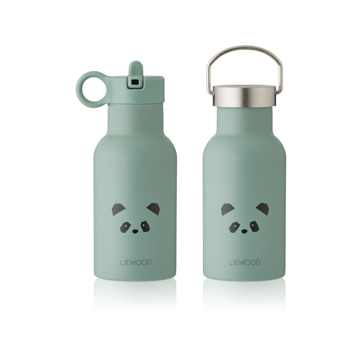 Liewood Anker Water Bottle - Panda Peppermint - Scandibørn