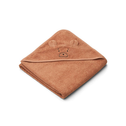 Liewood Augusta Hooded Towel in Mr Bear Tuscany Rose - Scandibørn