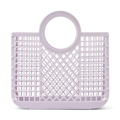 Liewood Samantha Basket / Beach Bag - Misty Lilac