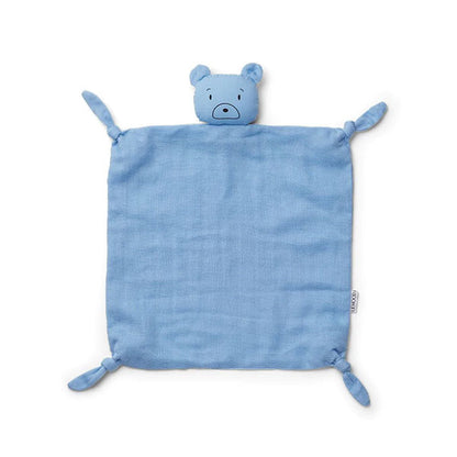 Liewood Agnete Cuddle Comforter - Mr Bear Blue Sky