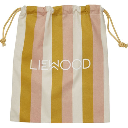 Liewood Cotton Dust Bag in Small - Peach / Sandy / Yellow Mellow - Scandibørn