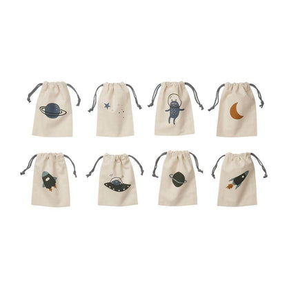 Liewood Darcey Dust Bag (8 pack) - Space Multi Mix - Scandibørn