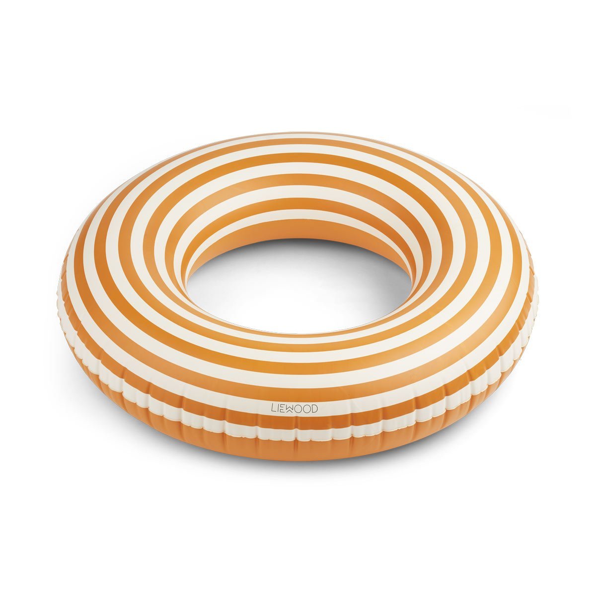 Liewood Donna Swim Ring in Stripe - Mustard/Creme de la Creme - Scandibørn