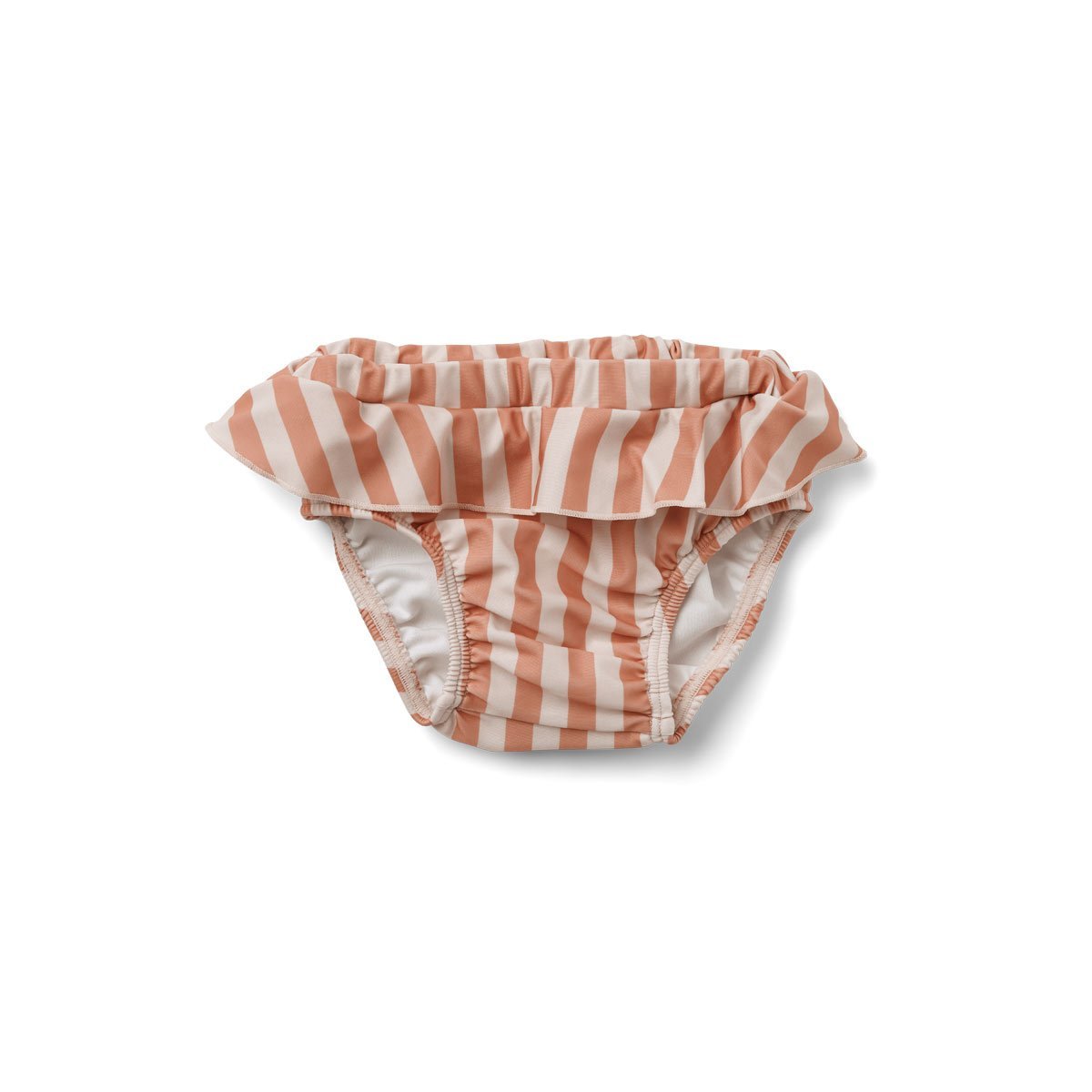 Liewood Elise Baby Girl Swim Pants in Coral Blush/Creme de la Creme Stripe - Scandibørn