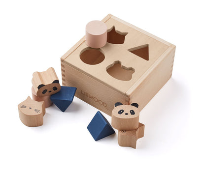 Liewood Mateo Wood Box Puzzle - Scandibørn