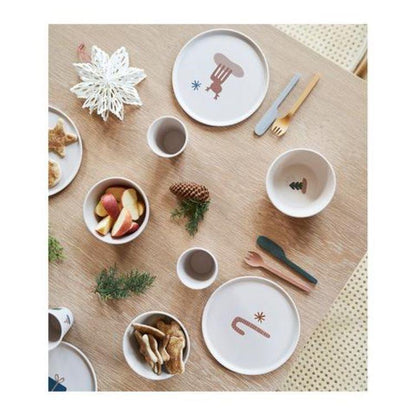 Liewood Patrick Bamboo Plates 6 pack in Holiday Mix - Scandibørn