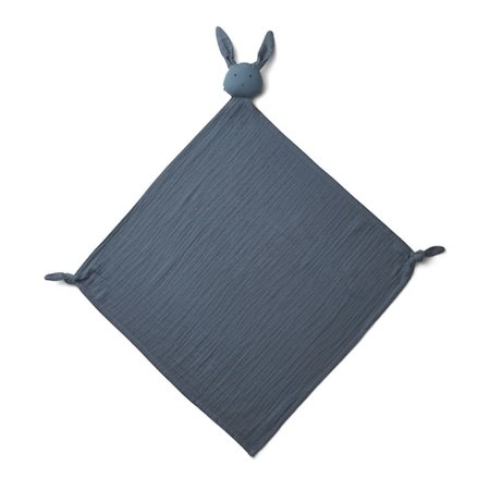 Liewood Robbie Multi Muslin Cloth - Rabbit Blue Wave - Scandibørn